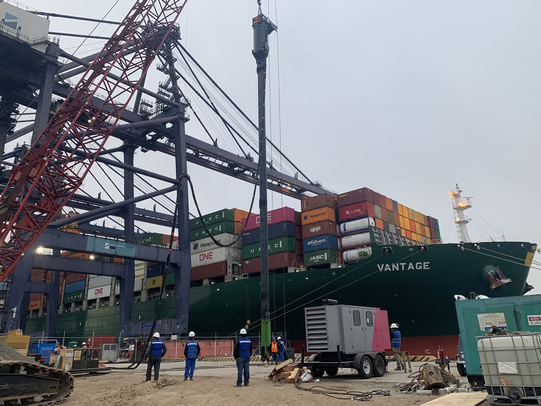 3 Fase Inverter aandrijving Onderste voeding Vibroflot grondverbetering apparatuur Vibro vervangende stenen kolom