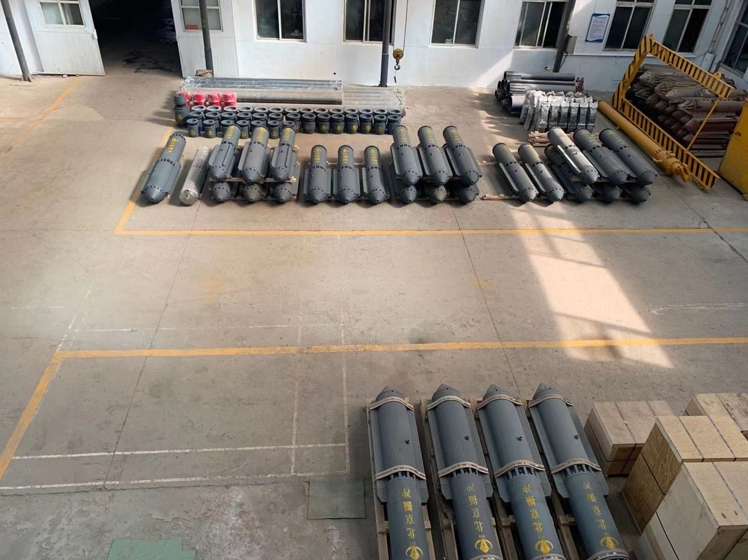 3000 mm lengte staal Vibroflot accessoires ISO 9001 gecertificeerd aanpasbaar voor grondverbetering