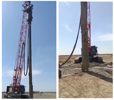 DN325 Voedingspijp Vibratie Frequentie van 45-55 Hz India Vibroflot Construction's betrouwbare prestaties