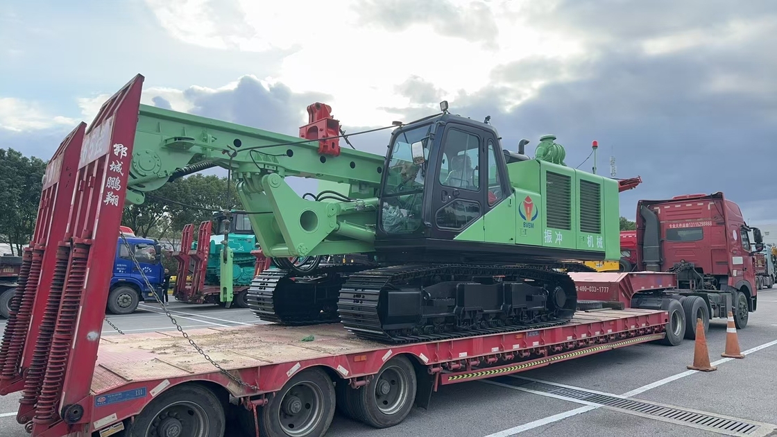 Hydraulische Vibroflot met 176 kW motorvermogen opnieuw ingericht op rig Sleutel tot succesvolle grondverbetering