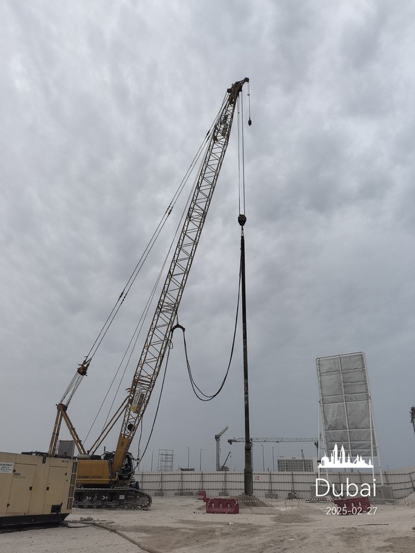 Vibro Compaction Piling voor superieure Piling Vibration Amplitude van 14-28 mm en elektrisch vermogen type