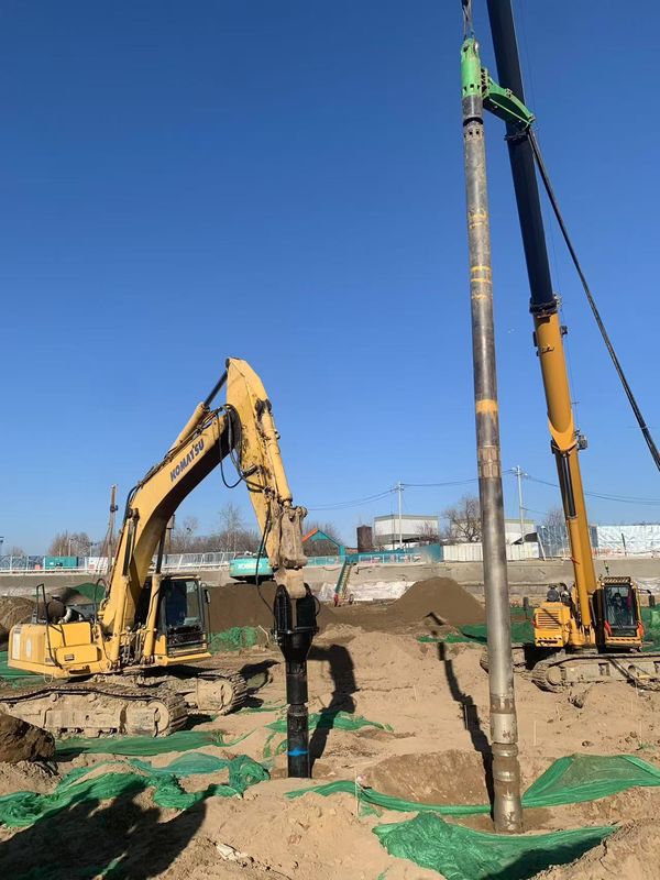 China BVEM merk 500-800 mm Hydraulische Vibroflot voor zware stapels en maximale diameter