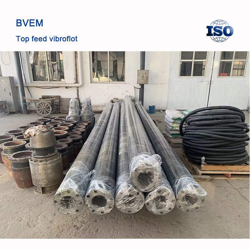 Vibroflotapparatuur met buitendiameter van 426 mm voor de installatie van stalen palen en funderingswerken