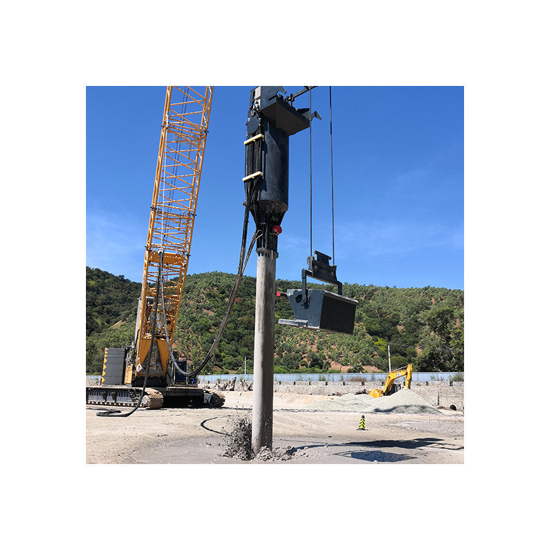 Verbetering van de bodem met staal Vibroflot-apparatuur bij 300 bar druk en lengte van 2963 mm