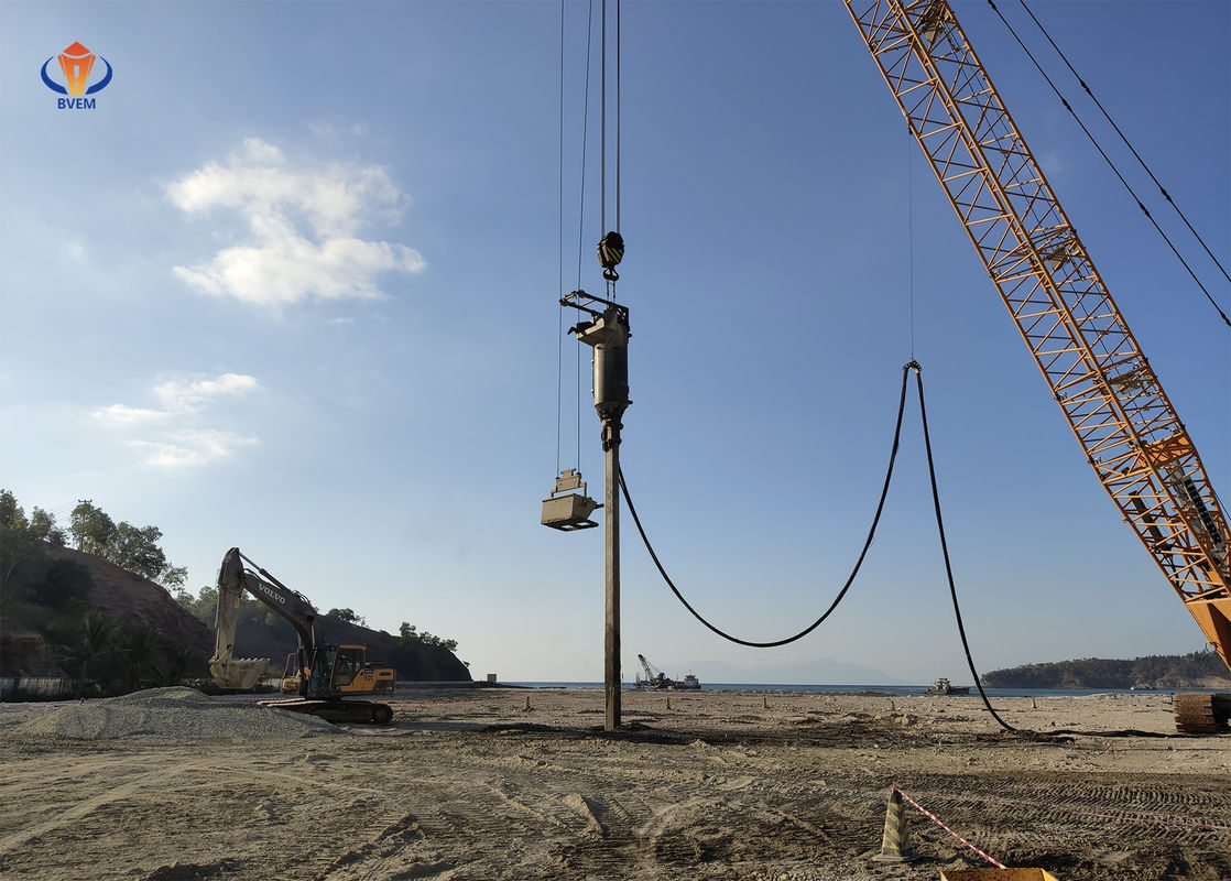 Het Doorgeven van het Voervibroflot van de hoge Prestatiesbodem Waterkoeling voor Vibroflotation-Steenstapel