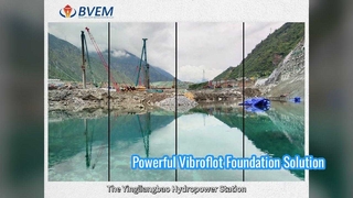 Stenen kolom Vibroflot 180KW Efficiënte funderingsoplossing
